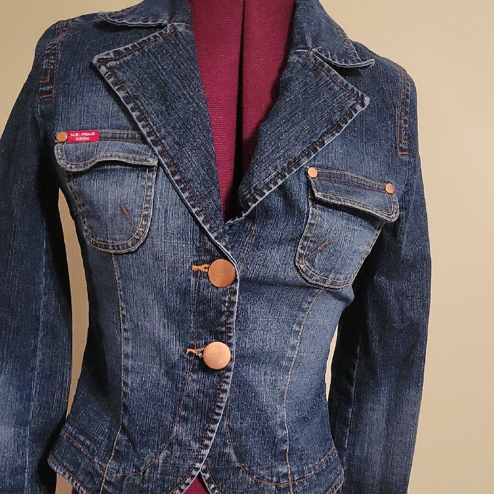 U.S. Polo Association Women's Denim Jacket Small S